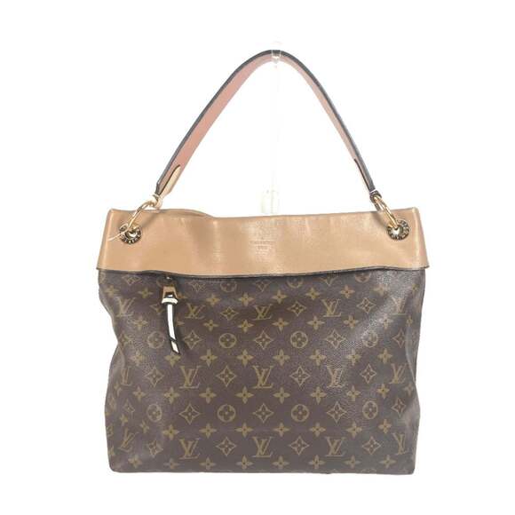 Louis Vuitton Handbags - LOUIS VUITTON Authentic Brown Monogram Leather Shoulder Bag